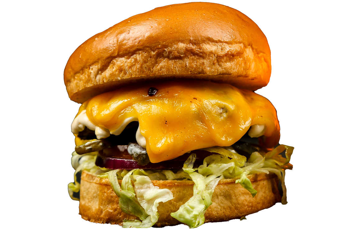 Crusty Flame Lotta Cheese burger